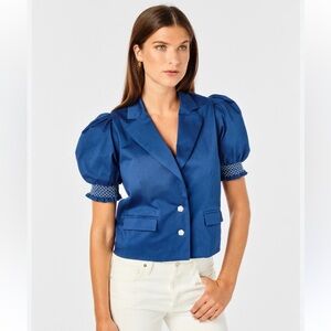 🎉5 for $45🎉 NWT Cartolina top blouse shirt size XS blue